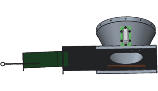 料线传感器/料塔连接件